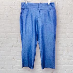 ELLE Denim Capri Dress Pants Size 14